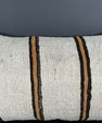 Turkish Hemp Pillow Cushion Natural Beige Brown Pillow Cushion Cover 16" x 24" #30027