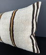 Turkish Hemp Pillow Cushion Natural Beige Brown Pillow Cushion Cover 16" x 24" #30027