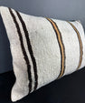 Turkish Hemp Pillow Cushion Natural Beige Brown Pillow Cushion Cover 16" x 24" #30027