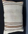 Turkish Hemp Pillow Cushion Natural Beige Brown Pillow Cushion Cover 16" x 24" #30028