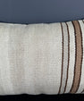 Turkish Hemp Pillow Cushion Natural Beige Brown Pillow Cushion Cover 16" x 24" #30028