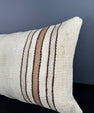Turkish Hemp Pillow Cushion Natural Beige Brown Pillow Cushion Cover 16" x 24" #30028