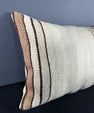 Turkish Hemp Pillow Cushion Natural Beige Brown Pillow Cushion Cover 16" x 24" #30028