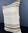 Turkish Hemp Pillow Cushion Natural Beige Brown Pillow Cushion Cover 16" x 24" #30028