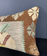 Turkish Hemp Pillow Cushion Natural Light Cream Brown Pillow Cushion Cover 16" x 24" #30030