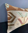 Turkish Hemp Pillow Cushion Natural Light Cream Brown Pillow Cushion Cover 16" x 24" #30030