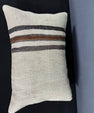 Turkish Hemp Pillow Cushion Natural Beige Brown Pillow Cushion Cover 16" x 24" #30015