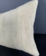 Turkish Hemp Pillow Cushion Natural Beige Brown Pillow Cushion Cover 16" x 24" #30015