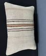 Turkish Hemp Pillow Cushion Natural Beige Brown Pillow Cushion Cover 16" x 24" #30016