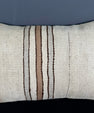 Turkish Hemp Pillow Cushion Natural Beige Brown Pillow Cushion Cover 16" x 24" #30016