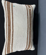 Turkish Hemp Pillow Cushion Natural Beige Brown Pillow Cushion Cover 16" x 24" #30000