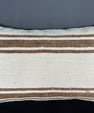 Turkish Hemp Pillow Cushion Natural Beige Brown Pillow Cushion Cover 16" x 24" #30000