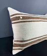 Turkish Hemp Pillow Cushion Natural Beige Brown Pillow Cushion Cover 16" x 24" #30000