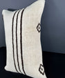 Turkish Hemp Pillow Cushion Natural Beige Brown Pillow Cushion Cover 16" x 24" #30001