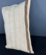 Turkish Hemp Pillow Cushion Natural Beige Brown Pillow Cushion Cover 16" x 24" #30002