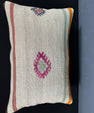Turkish Hemp Pillow Cushion Natural Beige Pink Pillow Cushion Cover 16" x 24" #30017