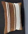 Turkish Hemp Pillow Cushion Natural Beige Brown Pillow Cushion Cover 16" x 24" #30003