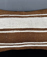 Turkish Hemp Pillow Cushion Natural Beige Brown Pillow Cushion Cover 16" x 24" #30003