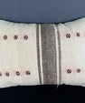 Turkish Hemp Pillow Cushion Natural Beige Brown Pillow Cushion Cover 16" x 24" #30005