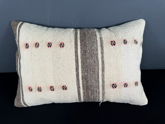 Turkish Hemp Pillow Cushion Natural Beige Brown Pillow Cushion Cover 16" x 24" #30005