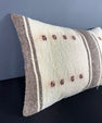 Turkish Hemp Pillow Cushion Natural Beige Brown Pillow Cushion Cover 16" x 24" #30005