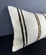 Turkish Hemp Pillow Cushion Natural Beige Brown Pillow Cushion Cover 16" x 24" #30018