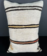 Turkish Hemp Pillow Cushion Natural Beige Brown Pillow Cushion Cover 16" x 24" #30018