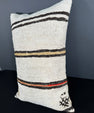 Turkish Hemp Pillow Cushion Natural Beige Brown Pillow Cushion Cover 16" x 24" #30018