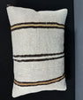 Turkish Hemp Pillow Cushion Natural Beige Brown Pillow Cushion Cover 16" x 24" #30006