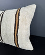 Turkish Hemp Pillow Cushion Natural Beige Brown Pillow Cushion Cover 16" x 24" #30006