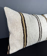 Turkish Hemp Pillow Cushion Natural Beige Brown Pillow Cushion Cover 16" x 24" #30006