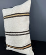 Turkish Hemp Pillow Cushion Natural Beige Brown Pillow Cushion Cover 16" x 24" #30006
