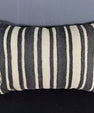 Turkish Hemp Pillow Cushion Natural Beige Black Pillow Cushion Cover 16" x 24" #30004