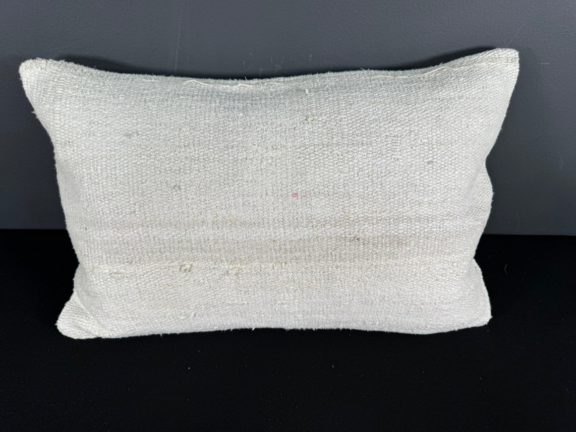 Turkish Hemp Pillow Cushion Natural Beige Pillow Cushion Cover 16" x 24" #30007
