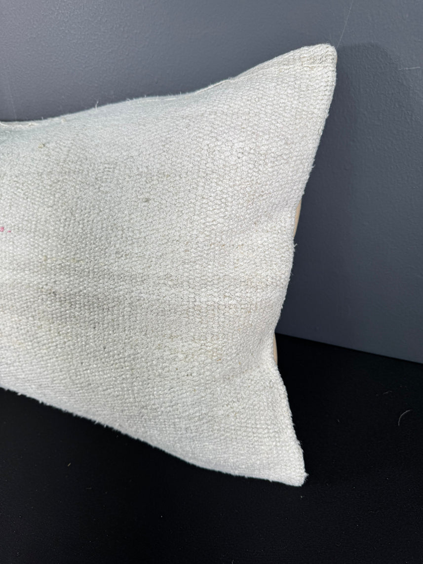 Turkish Hemp Pillow Cushion Natural Beige Pillow Cushion Cover 16" x 24" #30007