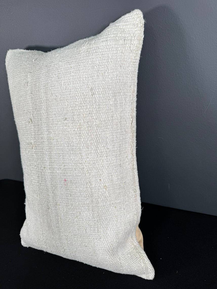 Turkish Hemp Pillow Cushion Natural Beige Pillow Cushion Cover 16" x 24" #30007