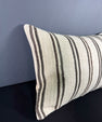 Turkish Hemp Pillow Cushion Natural Beige Brown Pillow Cushion Cover 16" x 24" #30019