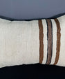 Turkish Hemp Pillow Cushion Natural Beige Brown Pillow Cushion Cover 16" x 24" #30044