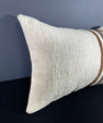 Turkish Hemp Pillow Cushion Natural Beige Brown Pillow Cushion Cover 16" x 24" #30044