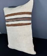 Turkish Hemp Pillow Cushion Natural Beige Brown Pillow Cushion Cover 16" x 24" #30044