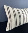 Turkish Hemp Pillow Cushion Natural Beige Brown Pillow Cushion Cover 16" x 24" #30045