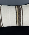 Turkish Hemp Pillow Cushion Natural Beige Brown Pillow Cushion Cover 16" x 24" #30046
