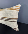 Turkish Hemp Pillow Cushion Natural Beige Brown Pillow Cushion Cover 16" x 24" #30047