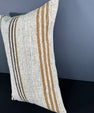 Turkish Hemp Pillow Cushion Natural Beige Brown Pillow Cushion Cover 16" x 24" #30047
