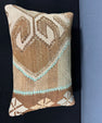 Turkish Hemp Pillow Cushion Natural Light Cream Brown Pillow Cushion Cover 16" x 24" #30031