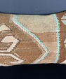Turkish Hemp Pillow Cushion Natural Light Cream Brown Pillow Cushion Cover 16" x 24" #30031