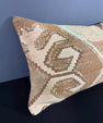 Turkish Hemp Pillow Cushion Natural Light Cream Brown Pillow Cushion Cover 16" x 24" #30031