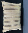 Turkish Hemp Pillow Cushion Natural Beige Brown Pillow Cushion Cover 16" x 24" #30048