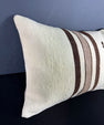 Turkish Hemp Pillow Cushion Natural Beige Brown Pillow Cushion Cover 16" x 24" #30050