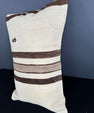 Turkish Hemp Pillow Cushion Natural Beige Brown Pillow Cushion Cover 16" x 24" #30050